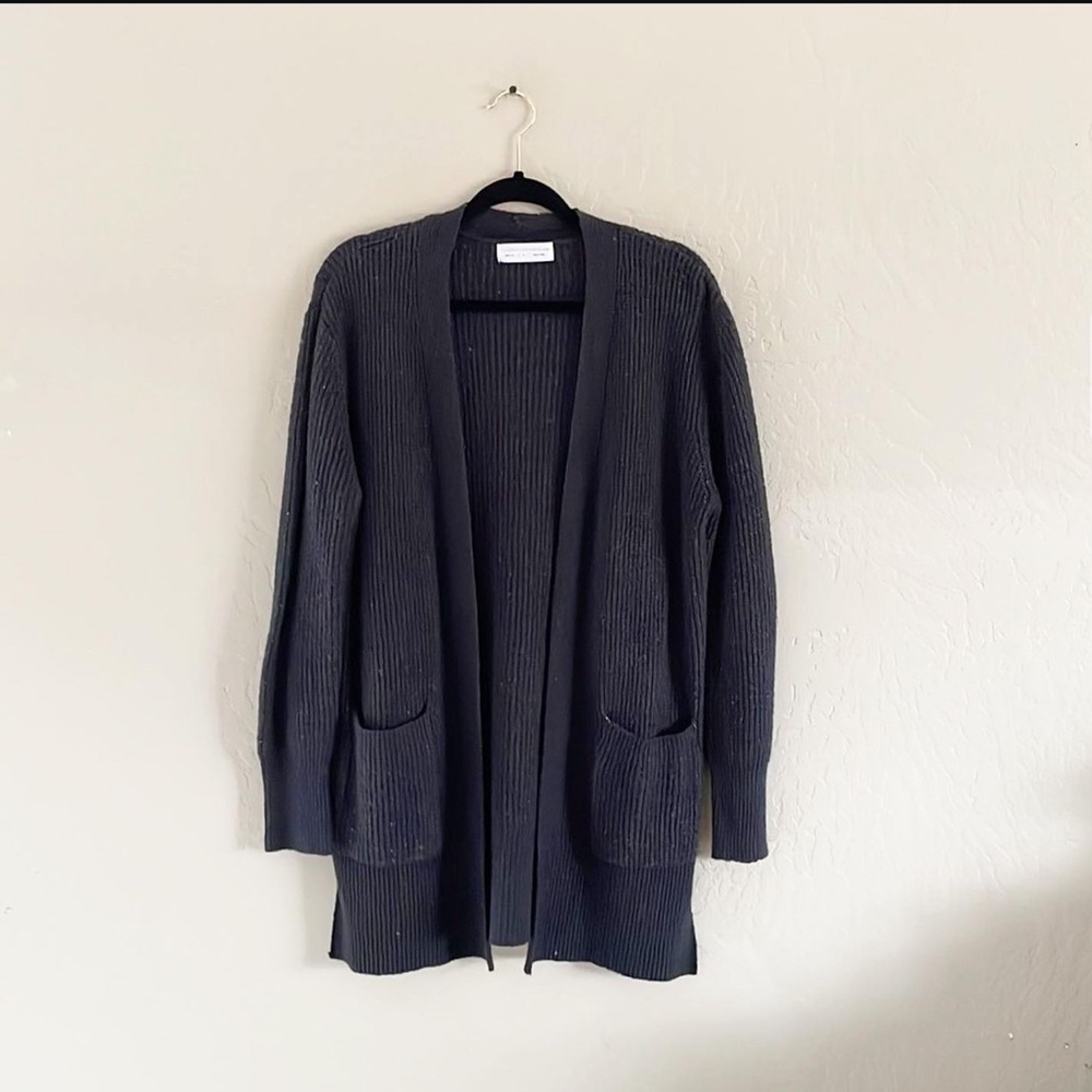 🌿Final Sale Charcoal Gray Knit‎ Sweater Cardigan